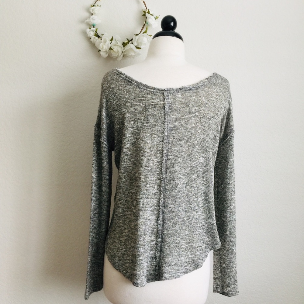 Free People We The Free Glittery Scoop Neck Sweater - Picture 4 of 8
